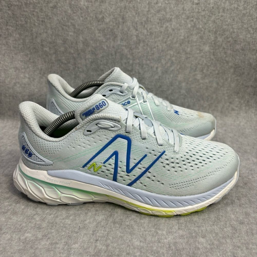 New Balance Fresh Foam X 860 V13 Womens Shoes Size 7 light Blue Running Sneakers - Picture 4 of 9